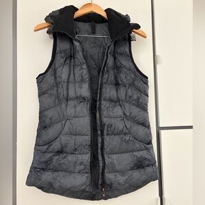 Lululemon Athletica Charcoal Puffer Vest